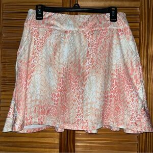 Coral Bay Golf Orange & White Skort Size‎ Small